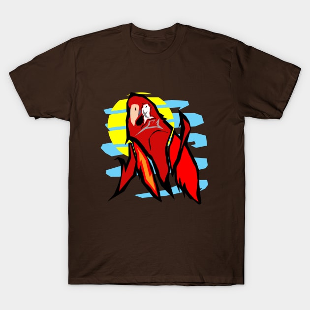 Parrot Design T-Shirt by corekt